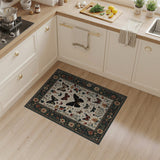 Butterfly Floral Meadow Area Rug