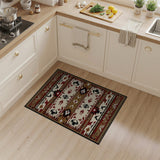 Southwestern Geometric Area Rug Brown Tan