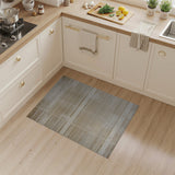 Beige Distressed Grid Texture Area Rug