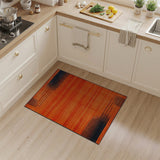 Orange Geometric Modern Vibrant Orange Geometric Modern Area Rug