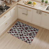 Pink Protea Bud Floral Area Rug