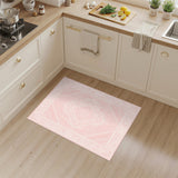 Blush Pink Floral Vintage No. 22 Area Rug