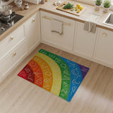 Rainbow Alphabet Kids Area Rug