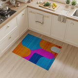 Vibrant Geometric Multi-Color No. 20 Area Rug