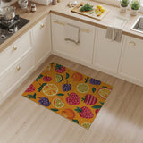 Multi-color and Patterns Vibrant Fruit Medley Area Rug