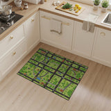 Kids Cartoon City Street Map Area Rug