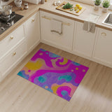 Abstract Area Vibrant Multi-Color Abstract Area Rug