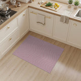 Abstract Area Blush Pink Wavy Abstract Area Rug