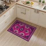 Vibrant Pink Vibrant Pink Southwestern Geometric Area Rug
