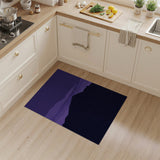 Purple Mountain Silhouette Area Rug