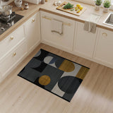 Multi-color and Patterns Abstract Geometric Modern Area Rug