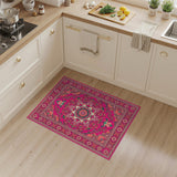 Pink Mandala Pink Floral Mandala Area Rug