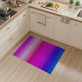 Vibrant Multi-Color Gradient Stripe Area Rug