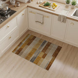 Woven Geometric Brown Tan Area Rug