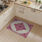 Medallion Elegant Red Persian Medallion Area Rug