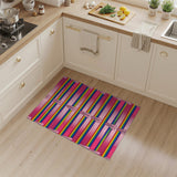 Ballet Rainbow Stripe Kids Area Rug