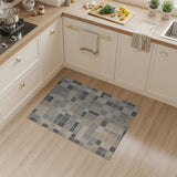 Geometric Modern Geometric Grey Area Rug