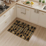 Tan Interlocking Arrows Southwestern Area Rug
