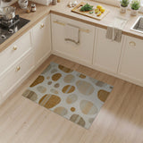 Abstract Pebble Beige Area Rug