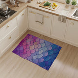 Mermaid Scales Gradient Area Rug
