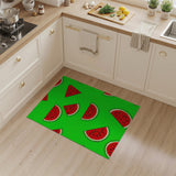 Multi-color and Patterns Fruit Pattern Watermelon Slices Fruit Pattern Area Rug