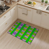 Cute Cartoon Bunny Parade Area Rug