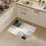 Abstract Area Abstract Beige Geometric Area Rug