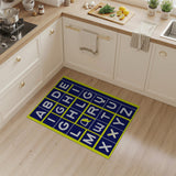 Navy Alphabet Kids Learning Rug