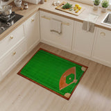Vintage Baseball Field Area Rug