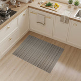 Geometric Modern Beige Striped Woven Area Rug