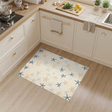 Coastal Starfish Beige Area Rug