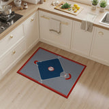 Baseball Diamond Field Area Rug