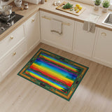 Rainbow Kayak Stripe Area Rug