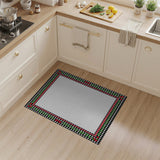 Cherry Polka Dot Border Area Rug