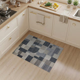 Geometric Modern Grey Modern Geometric Grey Abstract Area Rug