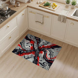 Swirling Musical Notes Abstract Rug