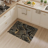 Overlapping Zebras Herd Area Rug