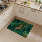 Tiger Jungle Geometric Area Rug
