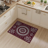 Ornate Red Mandala Persian Area Rug