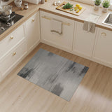 Abstract Grey Streak Area Rug