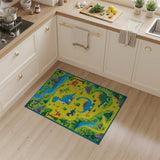 Multi-color and Patterns Dinosaur Adventure Play Rug