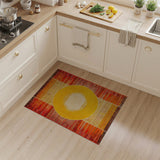 Bold Geometric Sun Circle Area Rug