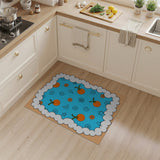 Whimsical Pumpkin Patch Kids Cartoon Rug