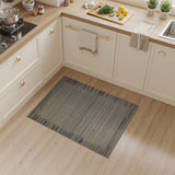Modern Grey Grid Stripe Area Rug