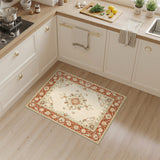 Red Floral Vintage No. 3 Area Rug