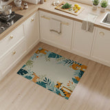 Playful Jungle Tigers Deer Kids Rug
