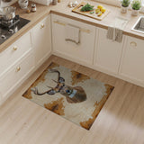 Majestic Deer Antler Southwestern Rug