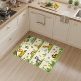 Jungle Animals Kids Cartoon Rug