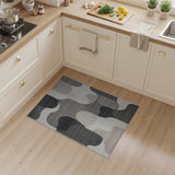Modern Abstract Grey Area Rug