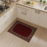 Ornate Red Ornate Red Persian Border Area Rug